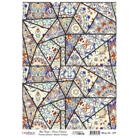 Model 709 Geleneksel Serisi Cadence Pirinç Dekopaj Kağıdı 30x42cm.